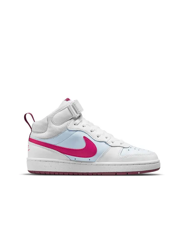 Кроссовки суд боро мид 2 Nike — изображение 2 из 4, белый/синий/розовый