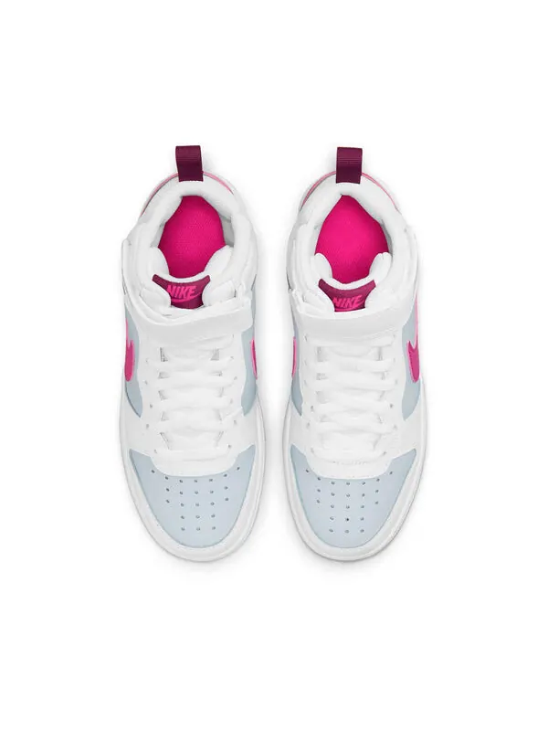 Кроссовки суд боро мид 2 Nike — изображение 4 из 4, белый/синий/розовый