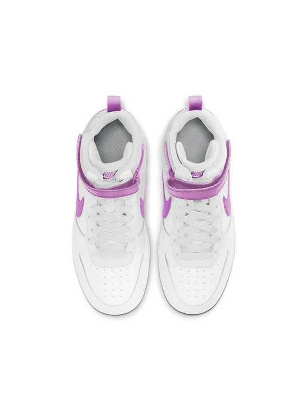 Кроссовки суд боро мид 2 Nike — изображение 4 из 4, белый/фиолетовый
