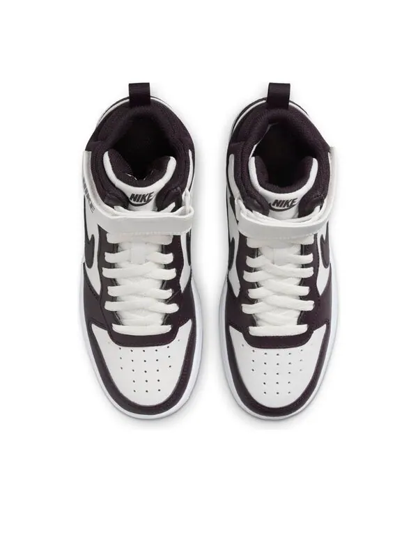 Кроссовки court borough mid 2 'white burgundy' Nike — изображение 4 из 4, белый/бордовый