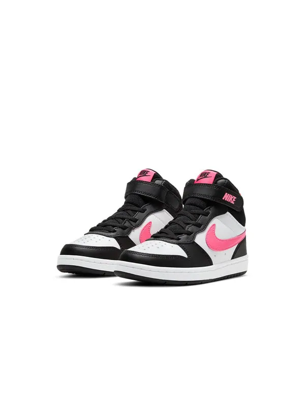 Кроссовки суд боро мид 2 Nike — изображение 3 из 4, черный/белый/розовый