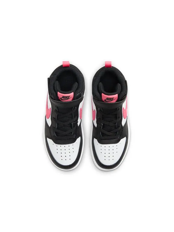 Кроссовки суд боро мид 2 Nike — изображение 4 из 4, черный/белый/розовый