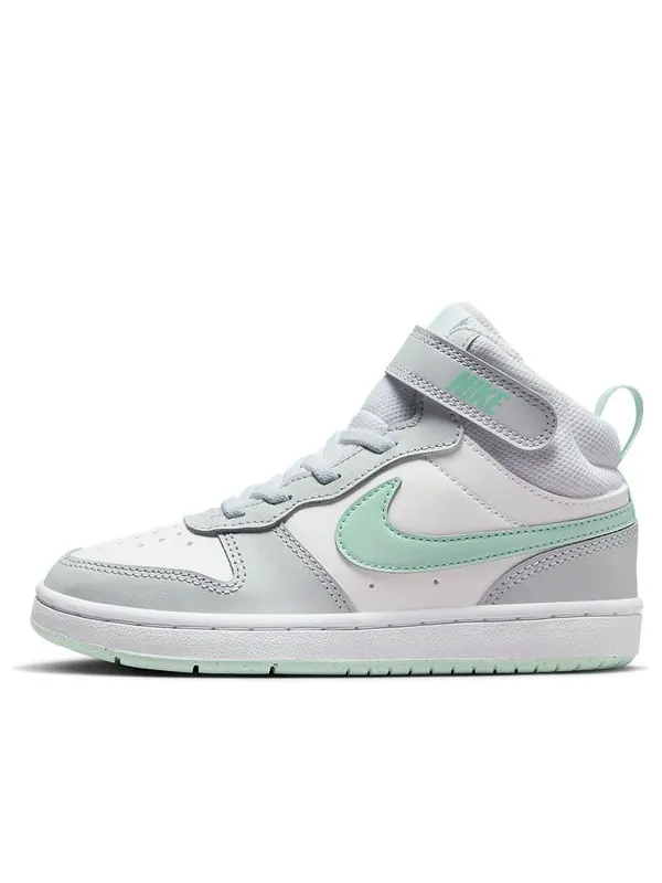 Кроссовки court borough mid 2 'pure platinum mint foam' Nike — изображение 1 из 4, серый