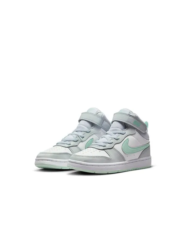 Кроссовки court borough mid 2 'pure platinum mint foam' Nike — изображение 3 из 4, серый