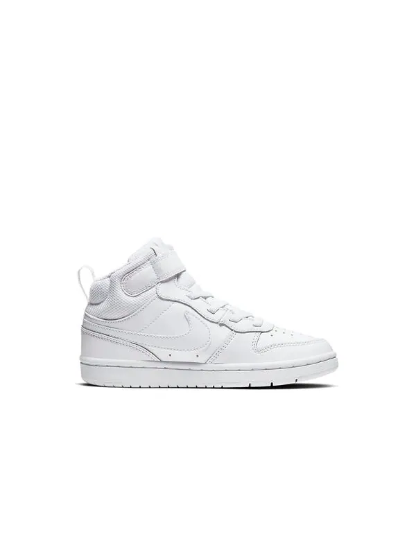 Кроссовки Court Borough Mid 2липучки Nike — изображение 2 из 4, белый