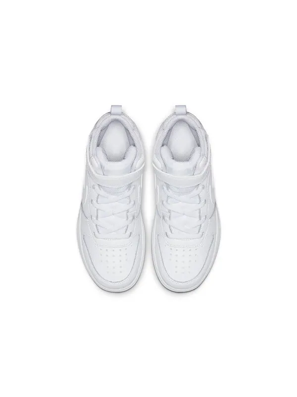 Кроссовки Court Borough Mid 2липучки Nike — изображение 3 из 4, белый