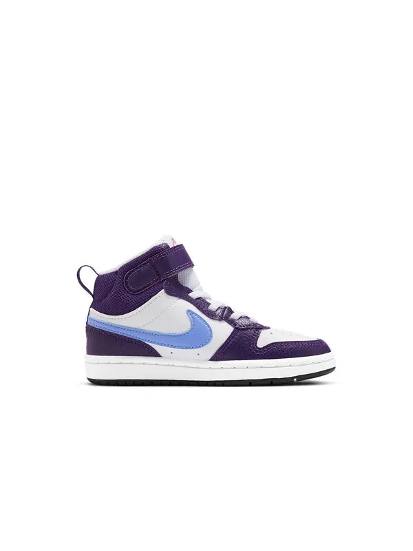 Кроссовки суд боро мид 2 Nike — изображение 2 из 4, фиолетовый/белый/синий