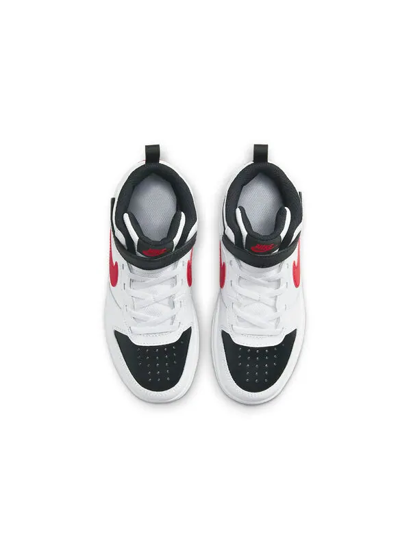 Кроссовки Court Borough Mid 2липучки Nike — изображение 4 из 4, красный/черный/белый