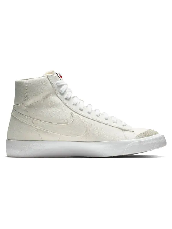 Кроссовки blazer mid '77 canvas 'sail' Nike — изображение 2 из 4, белый