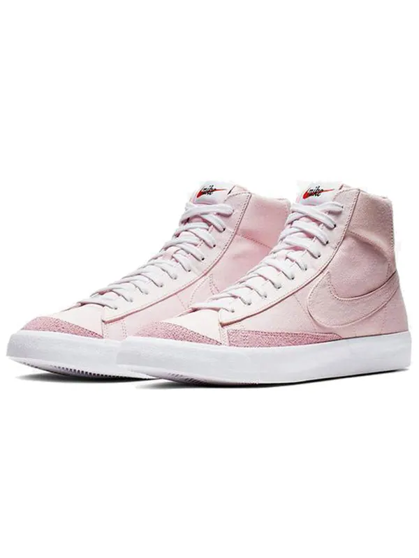 Кроссовки blazer mid '77 canvas 'pink foam' Nike — изображение 2 из 4, розовый
