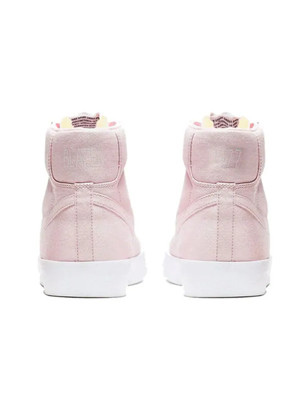 Кроссовки blazer mid '77 canvas 'pink foam' Nike — изображение 3 из 4, розовый