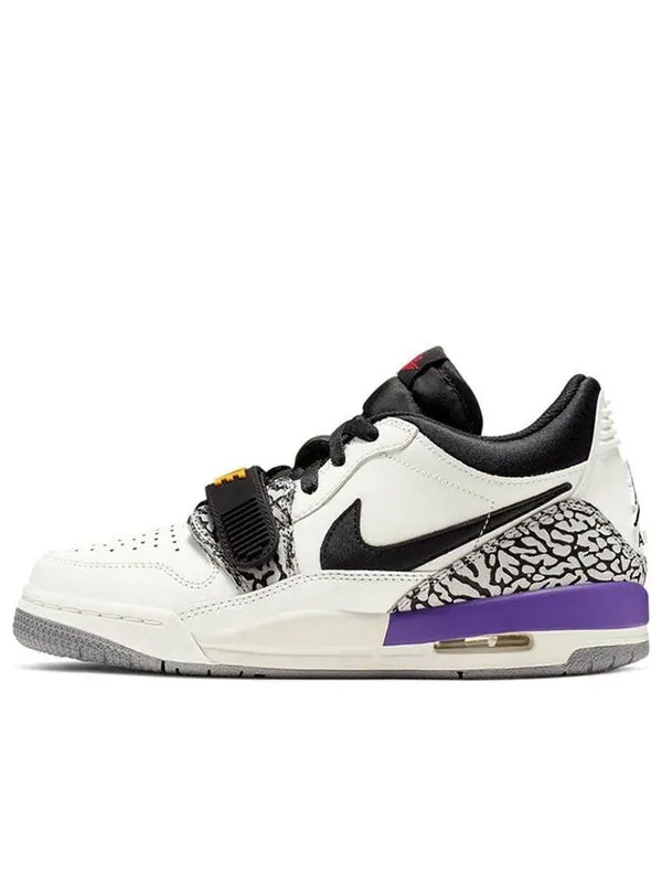 Кроссовки Legacy 312 низкие Air Jordan — изображение 1 из 4, белый/черный/фиолетовый