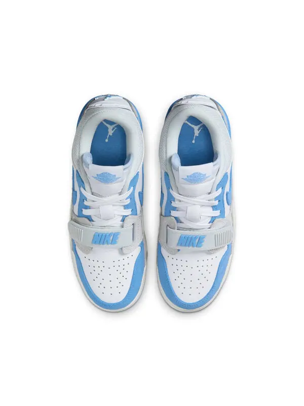 Кроссовки legacy 312 low 'white legend blue' Air Jordan — изображение 4 из 4, белый/золотистый/синий
