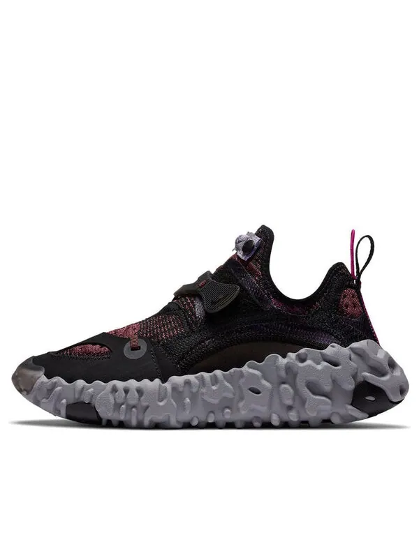 Кроссовки ispa overreact flyknit Nike — изображение 1 из 4, черный/серый