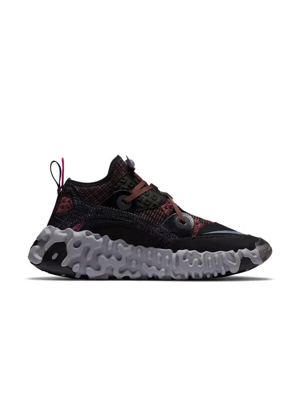 Кроссовки ispa overreact flyknit Nike — изображение 2 из 4, черный/серый