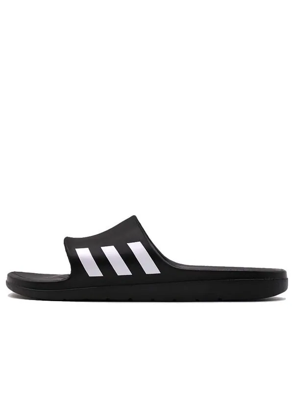 Тапочки aqualette 'core black' Adidas — изображение 1 из 4, черный