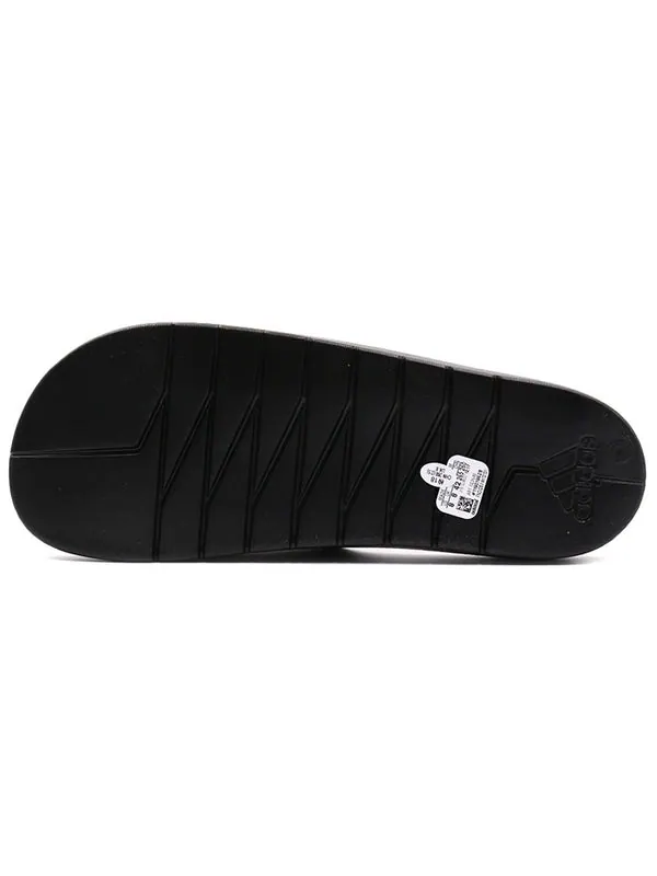 Тапочки aqualette 'core black' Adidas — изображение 4 из 4, черный