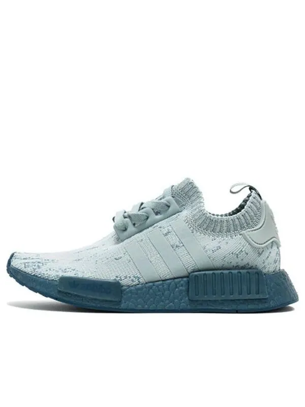 Кроссовки nmd_r1 primeknit Adidas — изображение 1 из 4, зеленый