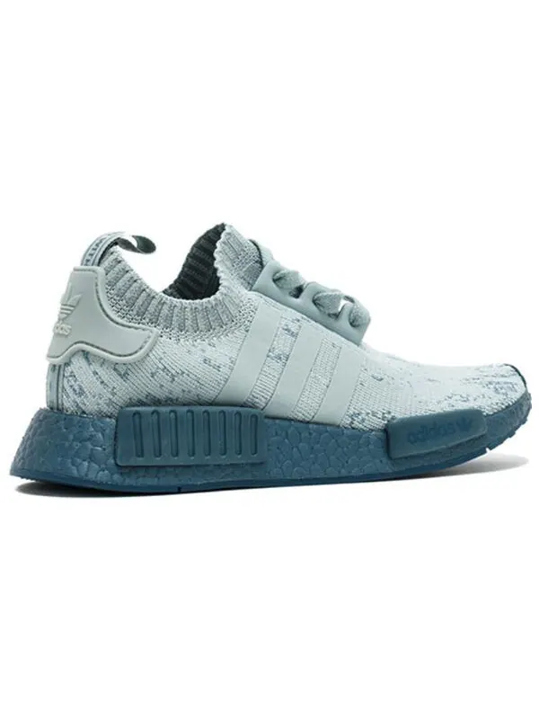 Кроссовки nmd_r1 primeknit Adidas — изображение 3 из 4, зеленый