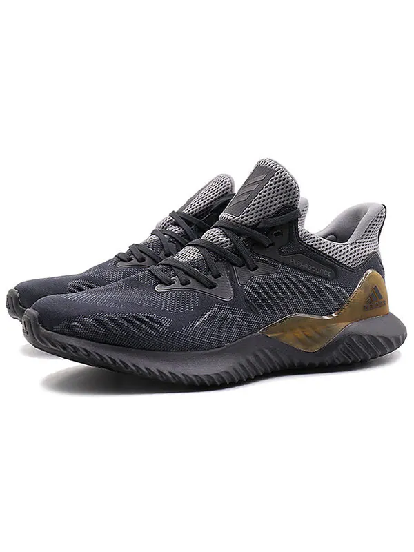 Кроссовки alphabounce beyond Adidas — изображение 3 из 4, серый/золотистый