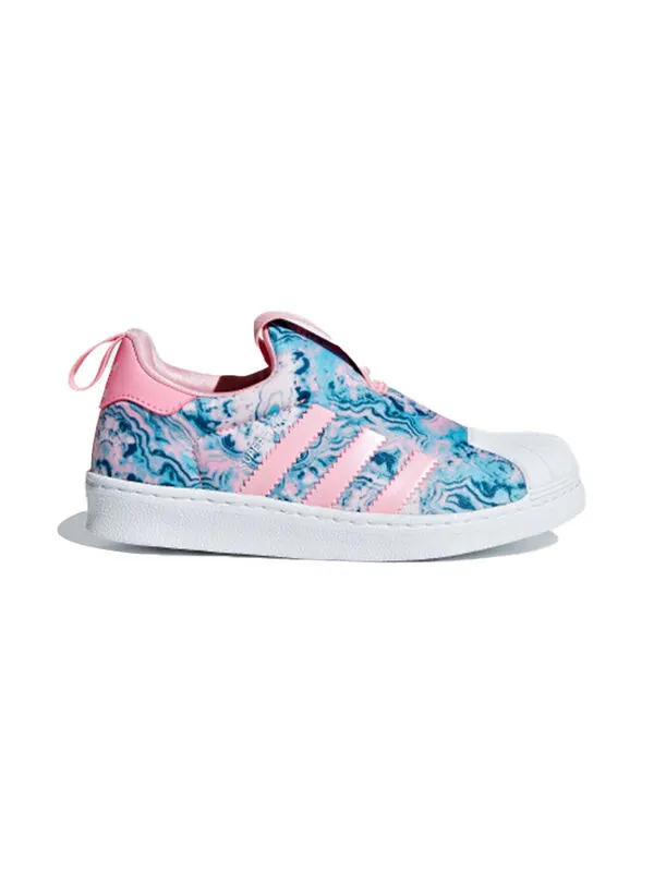 Кроссовки оригиналы superstar 360 c Adidas — изображение 2 из 4, розовый/синий/белый
