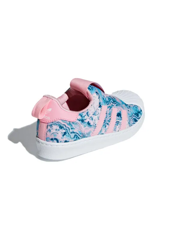 Кроссовки оригиналы superstar 360 c Adidas — изображение 4 из 4, розовый/синий/белый