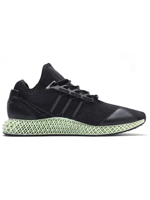 Кроссовки y-3 runner 4d ii 'core black' Adidas — изображение 2 из 4, черный