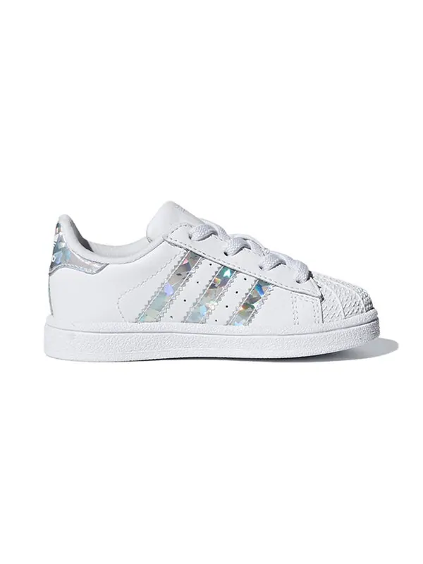 Кроссовки суперзвезда эл Adidas — изображение 2 из 4, белый/серебристый