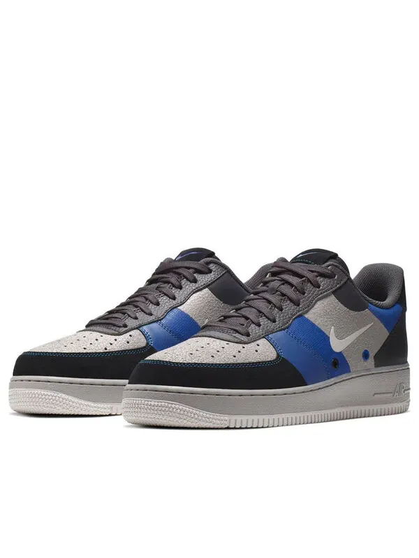 Кроссовки air force 1 low '07 'grey royal' Nike — изображение 3 из 4, серый