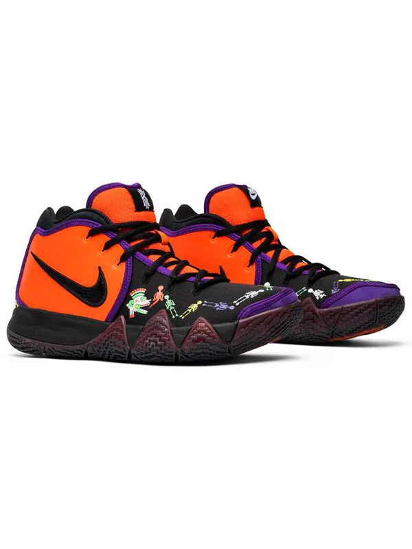 Кроссовки kyrie 4 pe Nike — изображение 3 из 4, оранжевый/черный-мульти