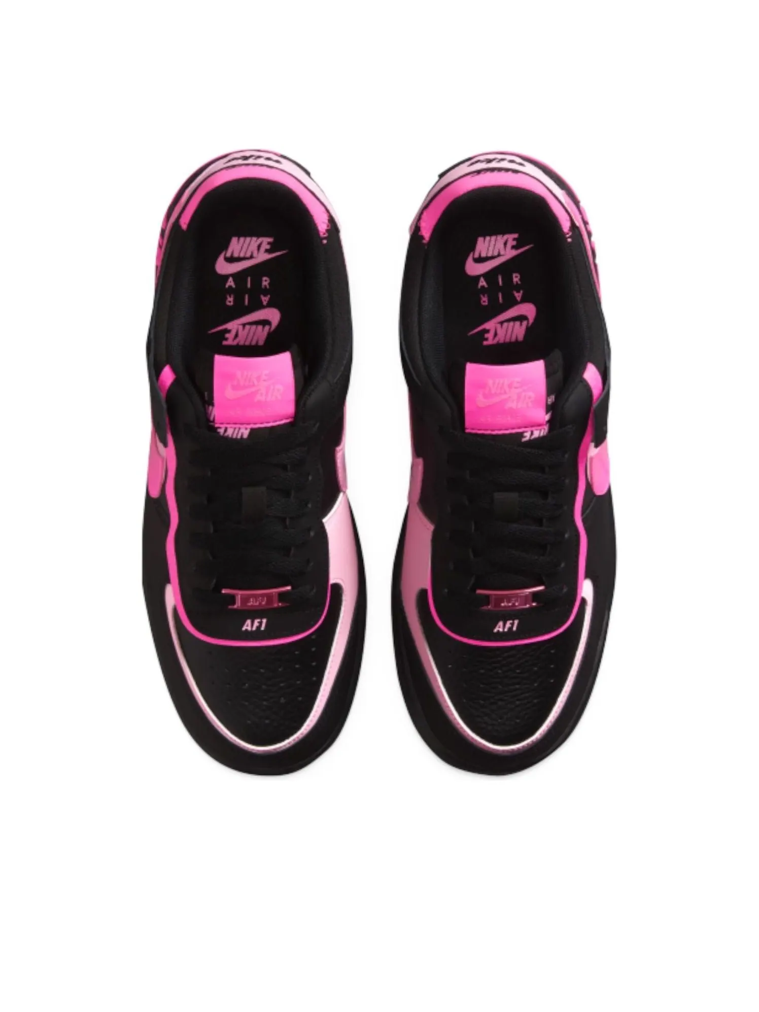 Кроссовки (WMNS) Nike Air Force 1 Shadow 'Black Pink Blast' — изображение 3 из 5, черный