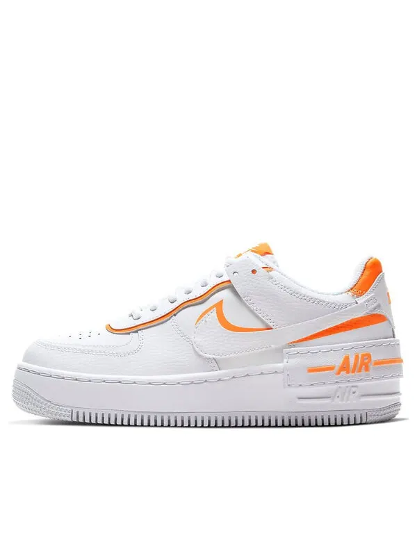Кроссовки air force 1 shadow Nike — изображение 1 из 4, белый/оранжевый