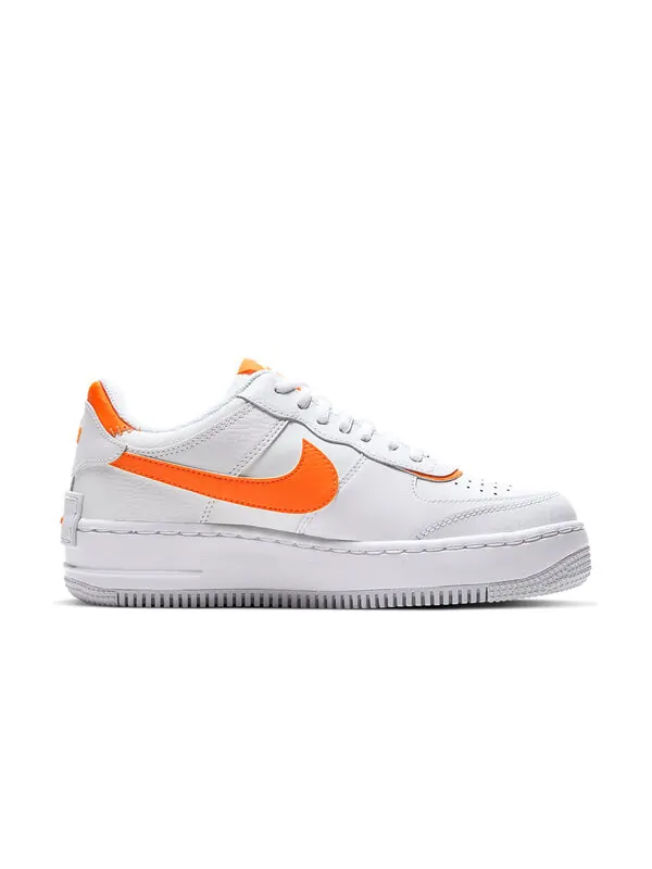 Кроссовки air force 1 shadow Nike — изображение 2 из 4, белый/оранжевый