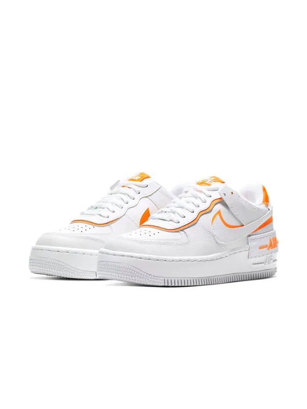 Кроссовки air force 1 shadow Nike — изображение 3 из 4, белый/оранжевый