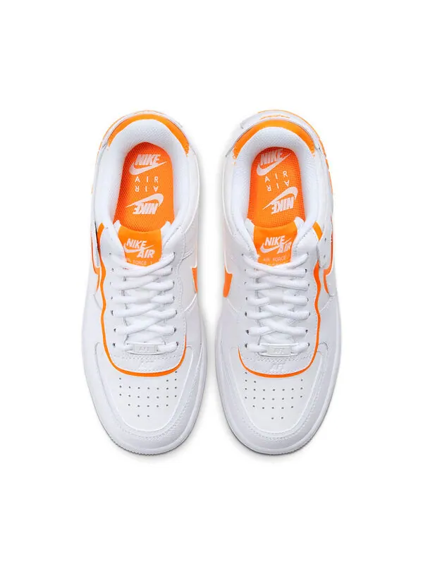 Кроссовки air force 1 shadow Nike — изображение 4 из 4, белый/оранжевый