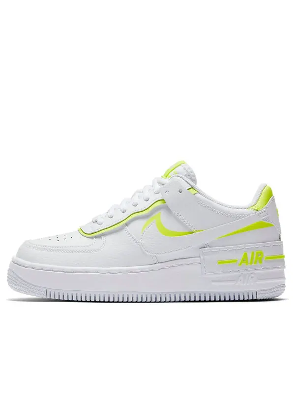 Кроссовки air force 1 shadow Nike — изображение 1 из 4, белый/желтый