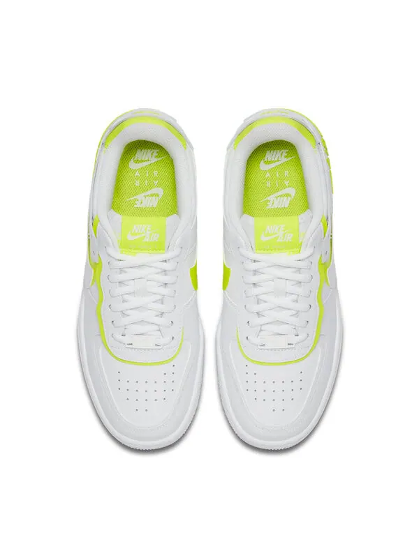 Кроссовки air force 1 shadow Nike — изображение 4 из 4, белый/желтый