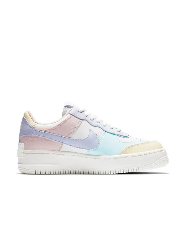 Кроссовки air force 1 shadow 'pastel' Nike — изображение 2 из 4, белый/синий