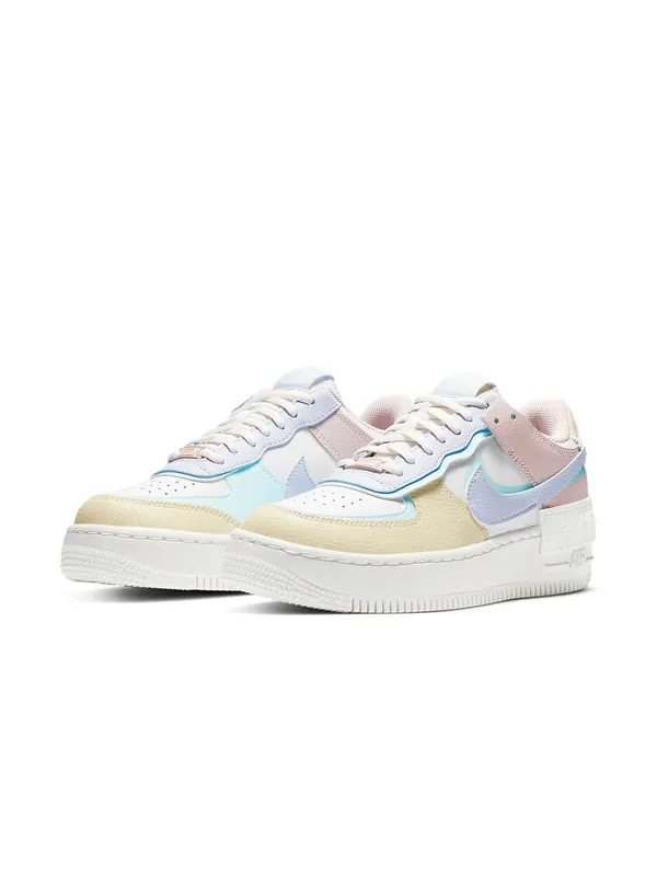 Кроссовки air force 1 shadow 'pastel' Nike — изображение 3 из 4, белый/синий