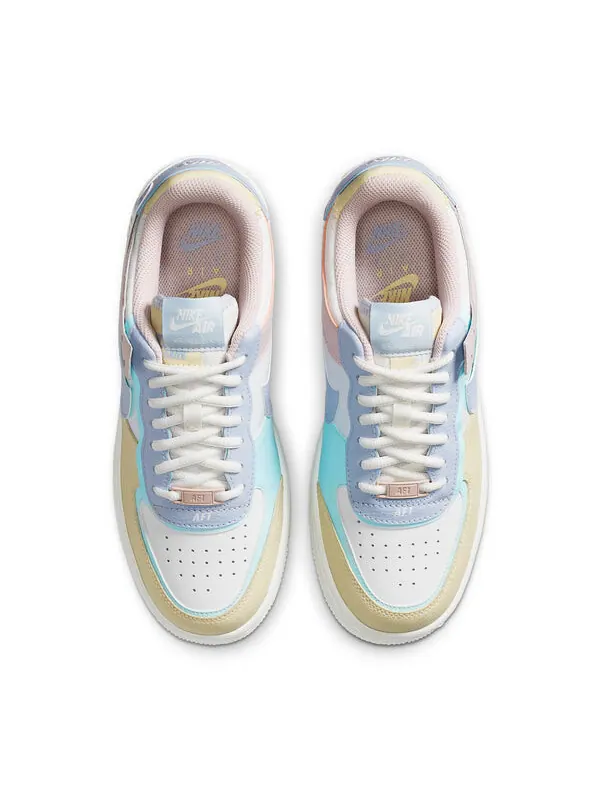Кроссовки air force 1 shadow 'pastel' Nike — изображение 4 из 4, белый/синий