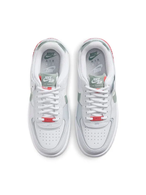 Кроссовки air force 1 shadow Nike — изображение 4 из 4, белый/зеленый/розовый