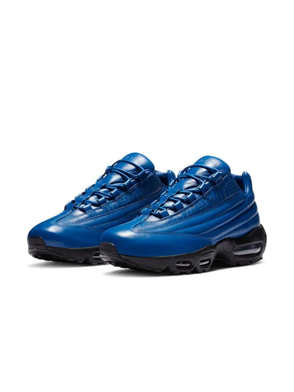 Кроссовки x supreme air max 95 lux Nike — изображение 3 из 4, синий