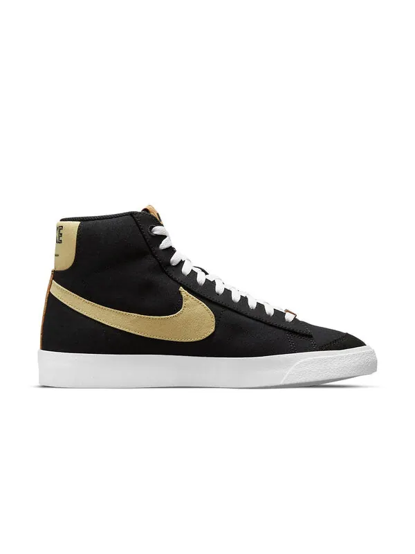 Кроссовки blazer mid '77 'pomegranate' Nike — изображение 2 из 4, черный//белый