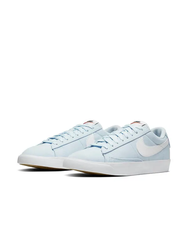 Кроссовки blazer low light blue Nike — изображение 3 из 4, синий/белый