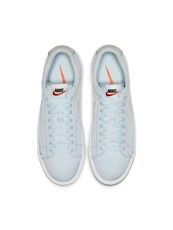 Кроссовки blazer low light blue Nike — изображение 4 из 4, синий/белый