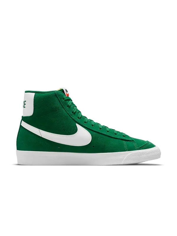Кроссовки blazer mid '77 suede 'pine green' Nike — изображение 2 из 4, зеленый/белый