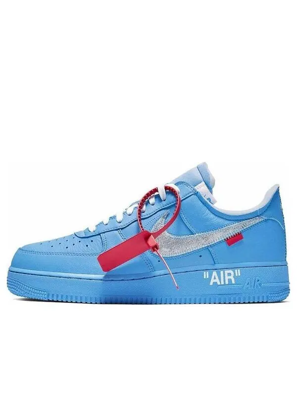 Кроссовки x off-white air force 1 low '07 'mca' Nike — изображение 1 из 4, синий