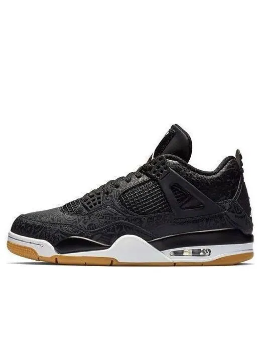 Кроссовки 4 ретро Air Jordan — изображение 1 из 4, черный