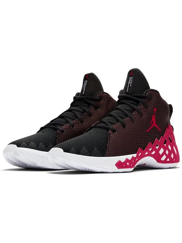 Кроссовки jumpman diamond mid pf Air Jordan — изображение 2 из 4, черный/красный-белый
