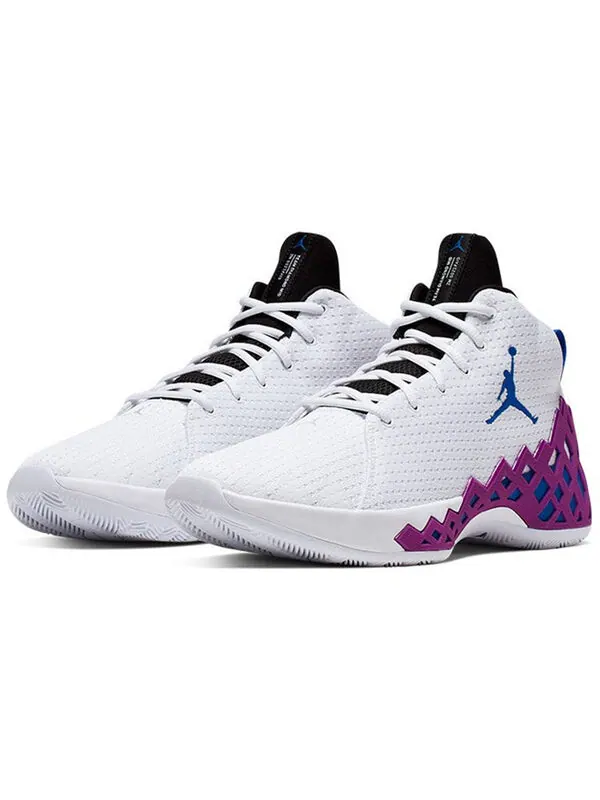 Кроссовки jordan jumpman diamond mid pf 'hyper violet' Nike — изображение 3 из 4, белый/-фиолетовый-черный